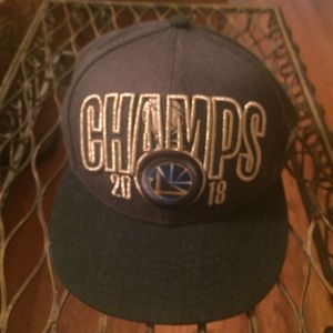 Warriors Championship Hat 2018 Adult  Never Worn